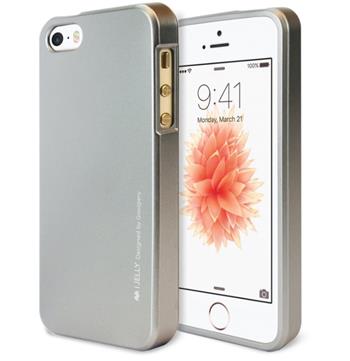 Silikonové pouzdro Mercury iJelly Metal pro Apple iPhone XR, šedé