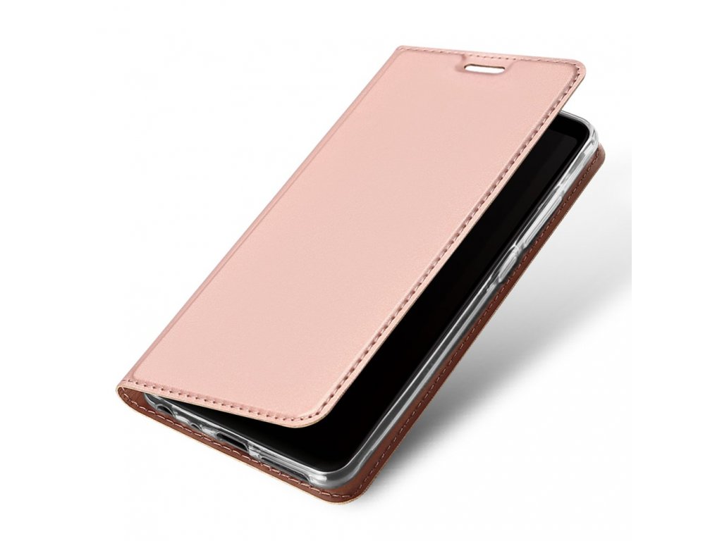 Flipové pouzdro Dux Ducis Skin pro Apple iPhone XR, světle růžová
