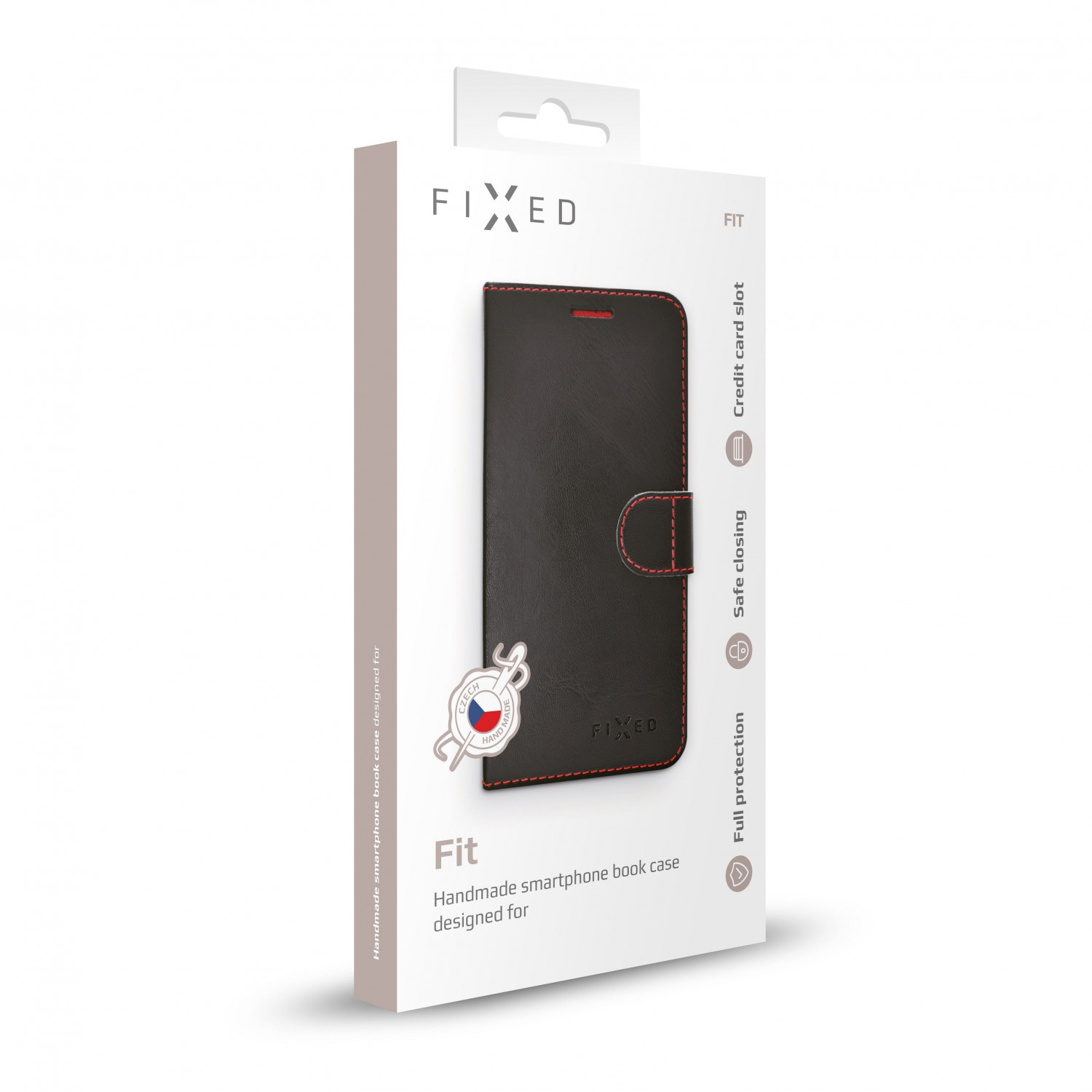 FIXED FIT flipové pouzdro pro Apple iPhone 11 PRO MAX, černé
