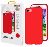 Silikonové pouzdro ALIGATOR Ultra Slim Apple iPhone X/XS, red