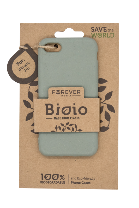Eko pouzdro Forever Bioio pro Apple iPhone 7/8/SE2020/SE2022, zelená