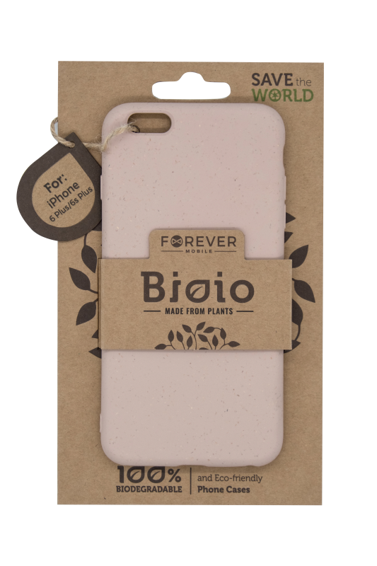 Eko pouzdro Forever Bioio pro Apple iPhone 6 plus, růžová