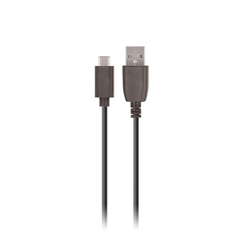 Datový kabel Setty USB-C, 1m, 1A, černá