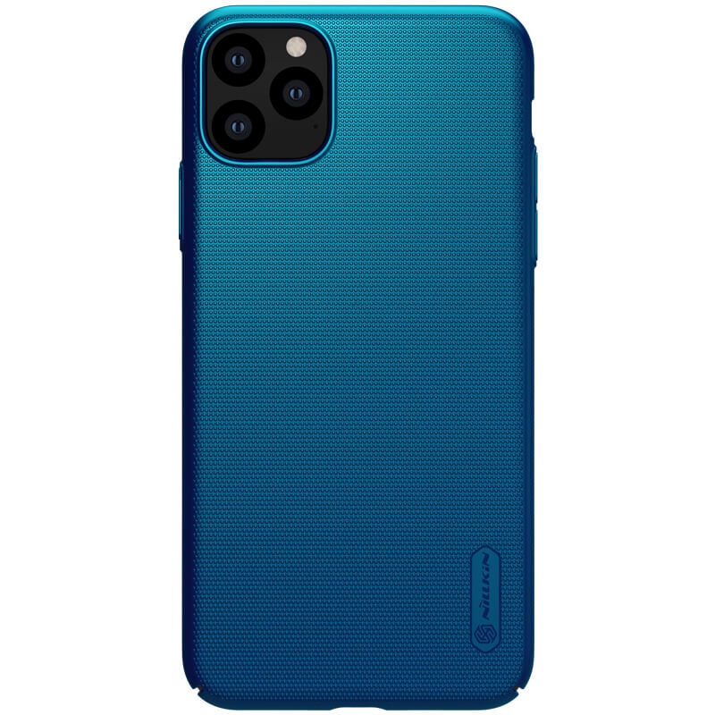 Nillkin Super Frosted Shield zadní kryt pro Apple iPhone 11 Pro Max, Peacock Blue