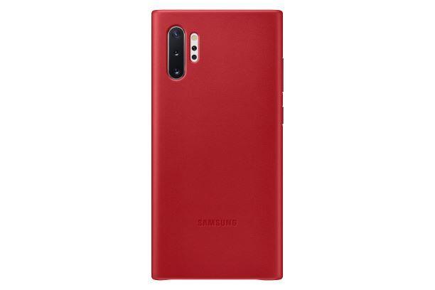 Ochranný kryt Leather Cover pro Samsung Galaxy Note 10 plus, červená