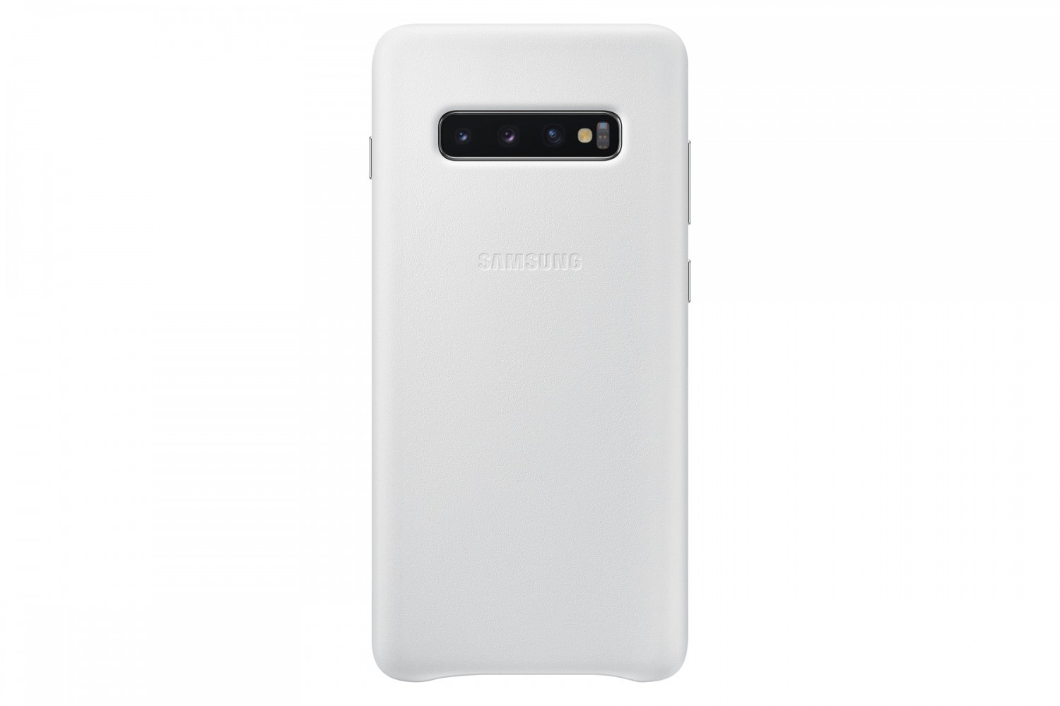 Ochranný kryt Leather Cover EF-VG975LWE pro Samsung Galaxy S10 plus, bílá