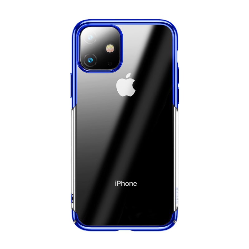 Silikonové pouzdro Baseus Glitter Case pro Apple iPhone 11, modrá