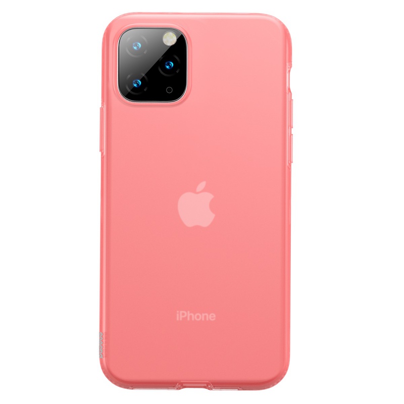 Silikonové pouzdro Baseus Jelly Liquid Silica Gel Protective Case pro Apple iPhone 11 Pro, červená