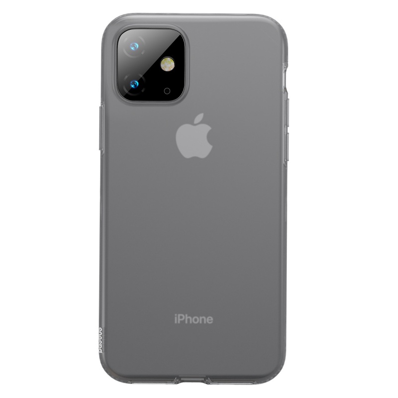 Silikonové pouzdro Baseus Jelly Liquid Silica Gel Protective Case pro Apple iPhone 11, černá