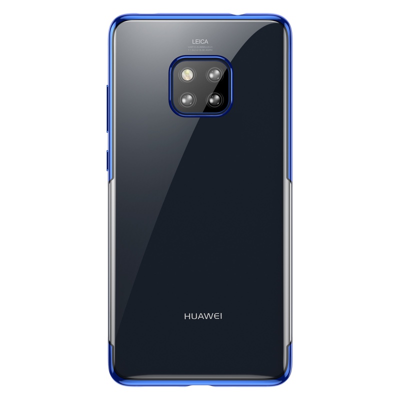 Silikonové pouzdro Baseus Shining Case pro Huawei Mate 20 Pro, modrá