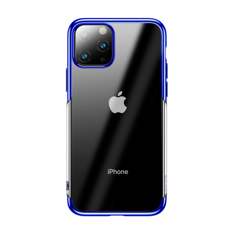 Levně Zadní kryt Baseus Shining Case pro Apple iPhone 11 Pro Max, modrá