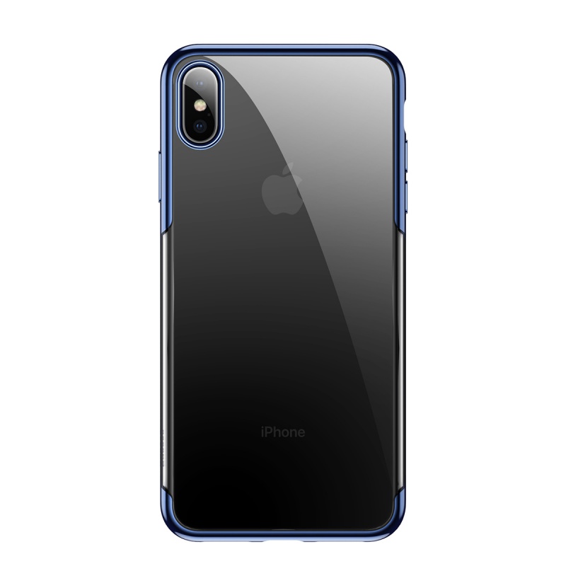 Zadní kryt Baseus Shining Case pro Apple iPhone XS Max, modrá