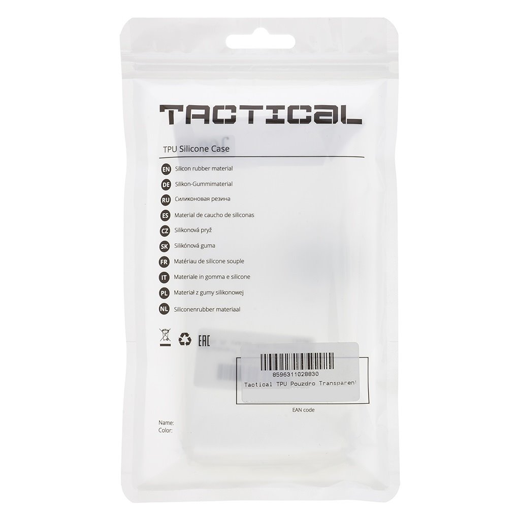 Kryt Tactical TPU pro Apple iPhone 11, transparent