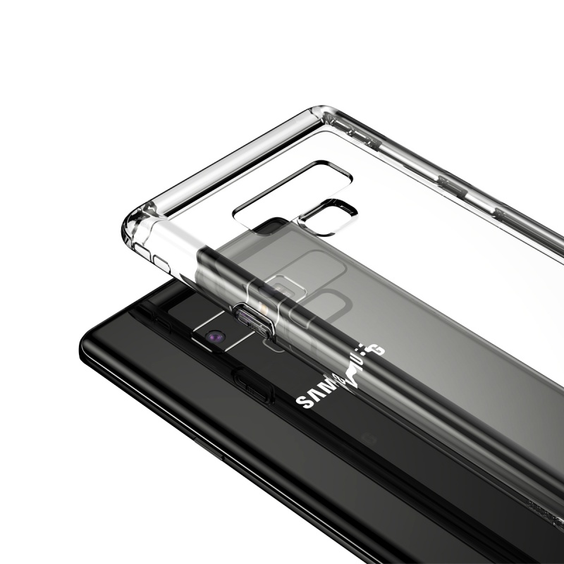 Silikonové pouzdro Baseus Safety Airbags Case pro Samsung Note 9, transparentní