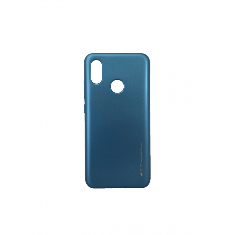 Silikonové pouzdro Goospery i-Jelly pro Xiaomi Mi 8, modrá