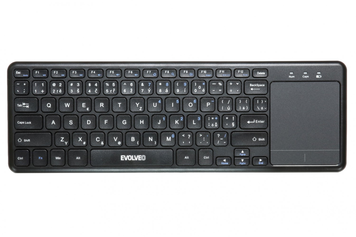 Levně Evolveo WK32BG bezdrátová klávesnice s touchpadem