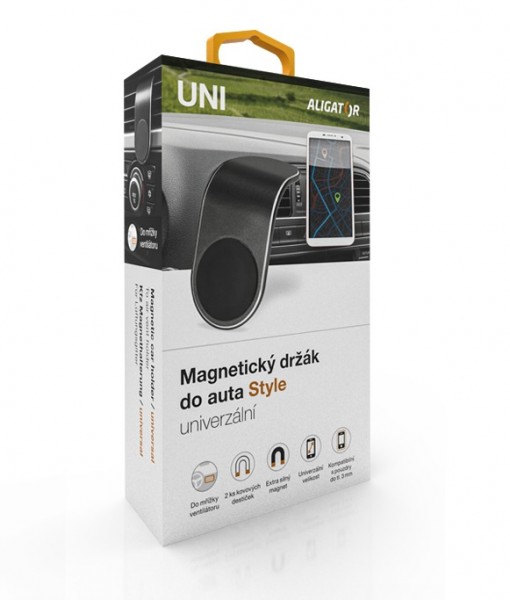 ALIGATOR HA14 univerzální magnetický držák do auta, kovový