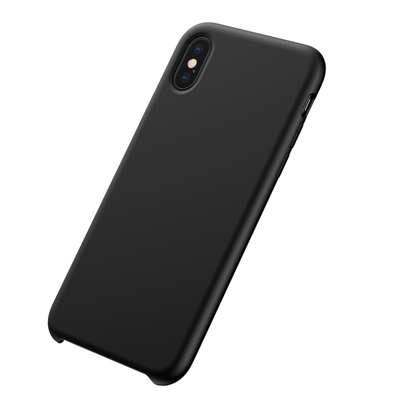 Silikonové pouzdro Baseus Original LSR Case pro Apple iPhone XS Max, černá