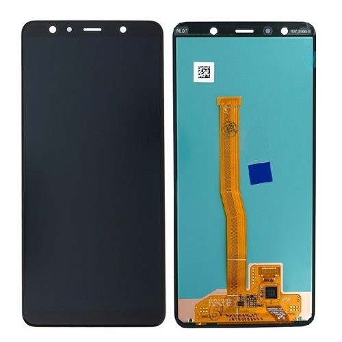 LCD + dotyková deska pro Samsung Galaxy A7 2018, black (New Swap Unit)
