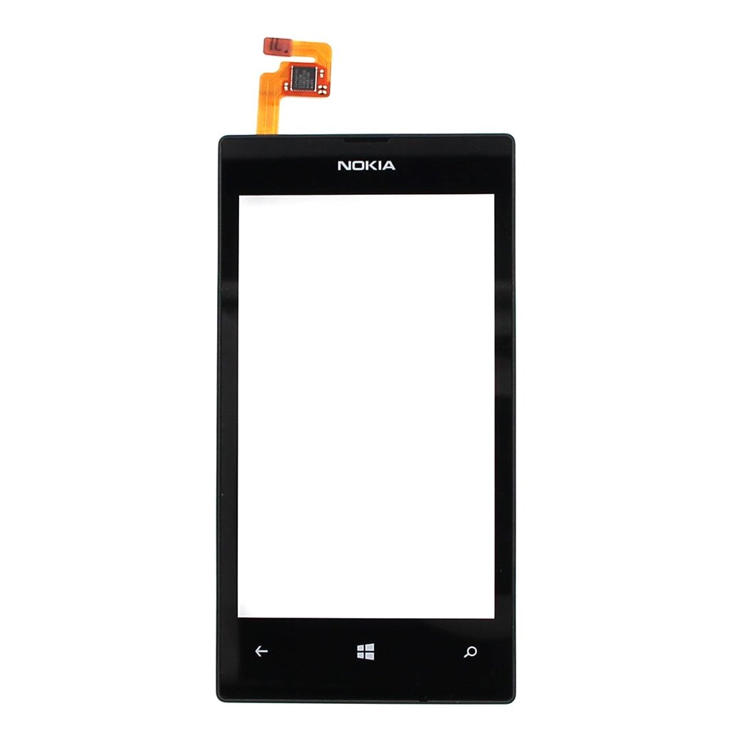 LCD + dotyk + přední kryt pro Nokia Lumia 520, black
