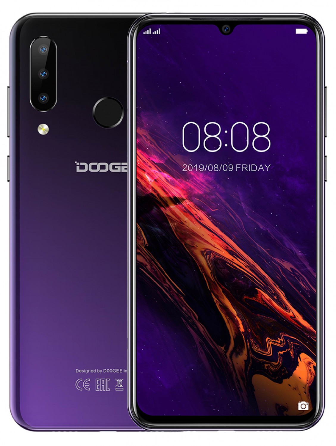 Doogee Y9 Plus 4GB/64GB fialová