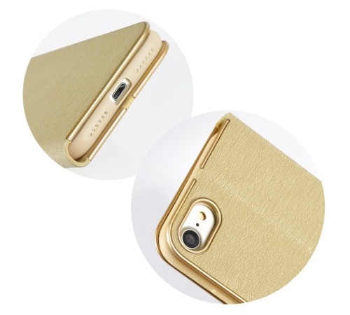 Pouzdro Forcell Luna Book pro Samsung Galaxy A20e, gold