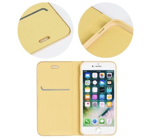 Pouzdro Forcell Luna Book pro Samsung Galaxy A20e, gold