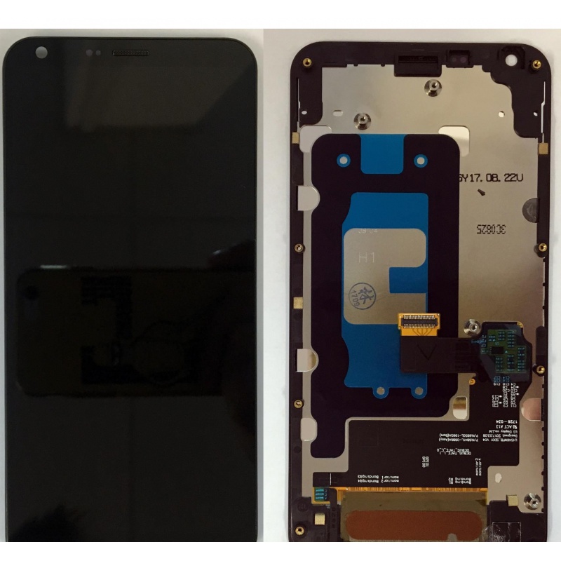 LCD + dotyk + rámeček pro LG Q6, black OEM