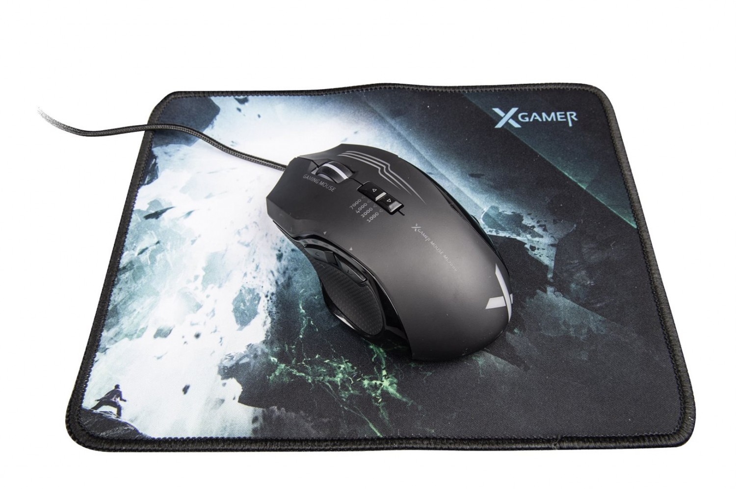 X-Gamer Mouse ML7000 RGB + podložka pod myš