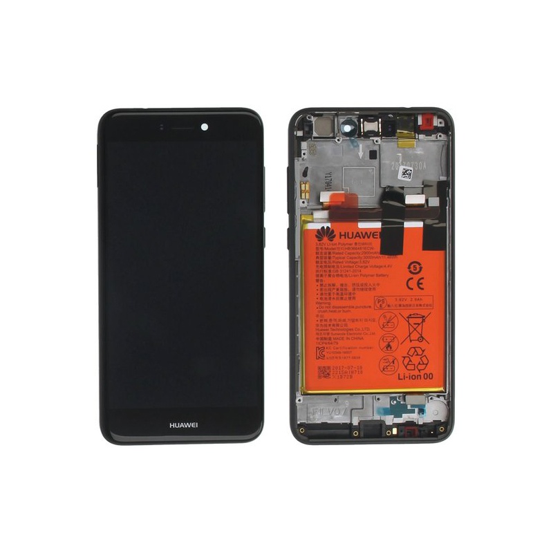 LCD + dotyk + rámeček + baterie pro Huawei P9 Lite / Honor 8 Lite, black (Service Pack)