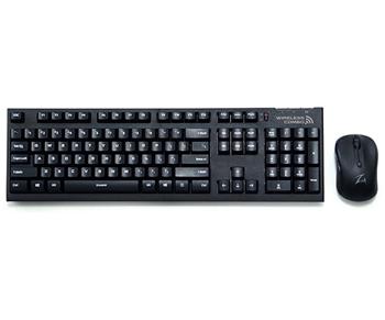 Bezdrátová klávesnice a myš Zalman ZM-KM870RF, black, ENG, černá