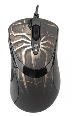 Herní myš A4tech XL-747H, ANTI-VIBRATE, 3600DPI hnědý pavouk 