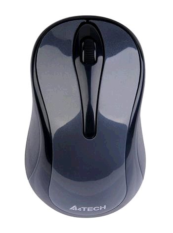 Levně Bezdrátová optická myš A4tech G3-280N, V-Track, 2.4GHz, 10m dosah, šedo-černá