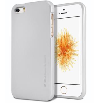 Levně Silikonové pouzdro Mercury iJelly Metal pro Apple iPhone 11 Pro, stříbrná