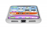 Silikonové pouzdro CellularLine SENSATION pro Apple iPhone 11, bílá