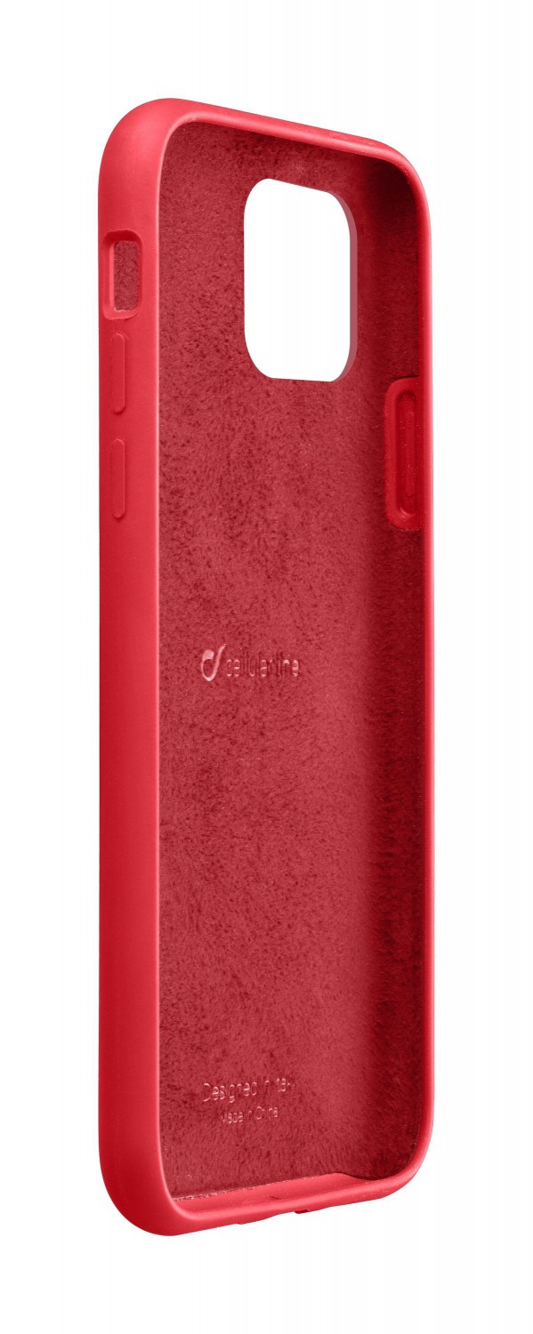 Levně Silikonové pouzdro CellularLine SENSATION pro Apple iPhone 11 Pro Max, červená