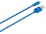 Datový kabel ALIGATOR PREMIUM 2A, Micro USB, modrá