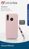 Silikonové pouzdro CellularLine SENSATION pro Huawei P30 Lite, růžová