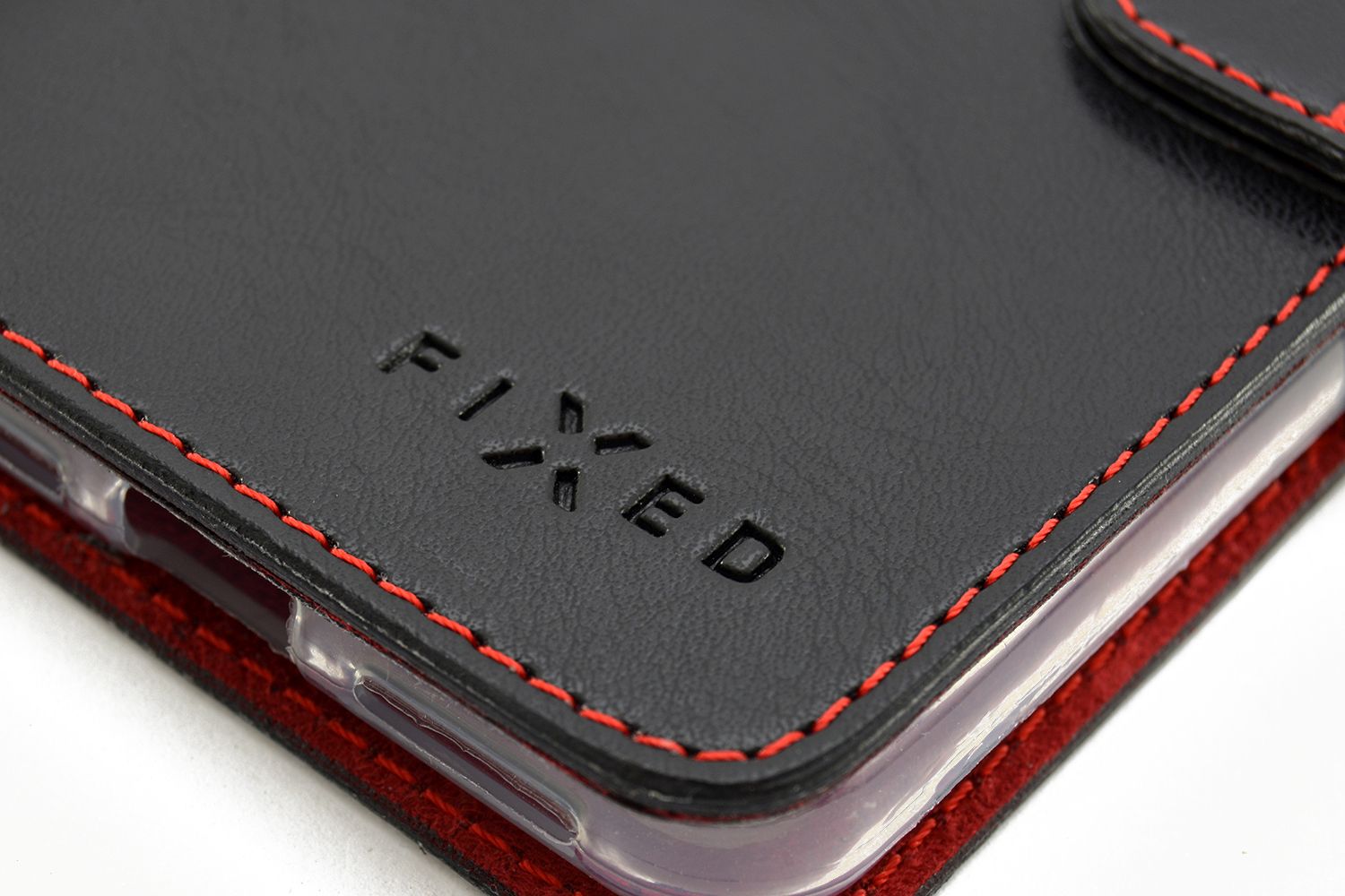 Pouzdro typu kniha FIXED FIT pro Samsung Galaxy Note10, černé