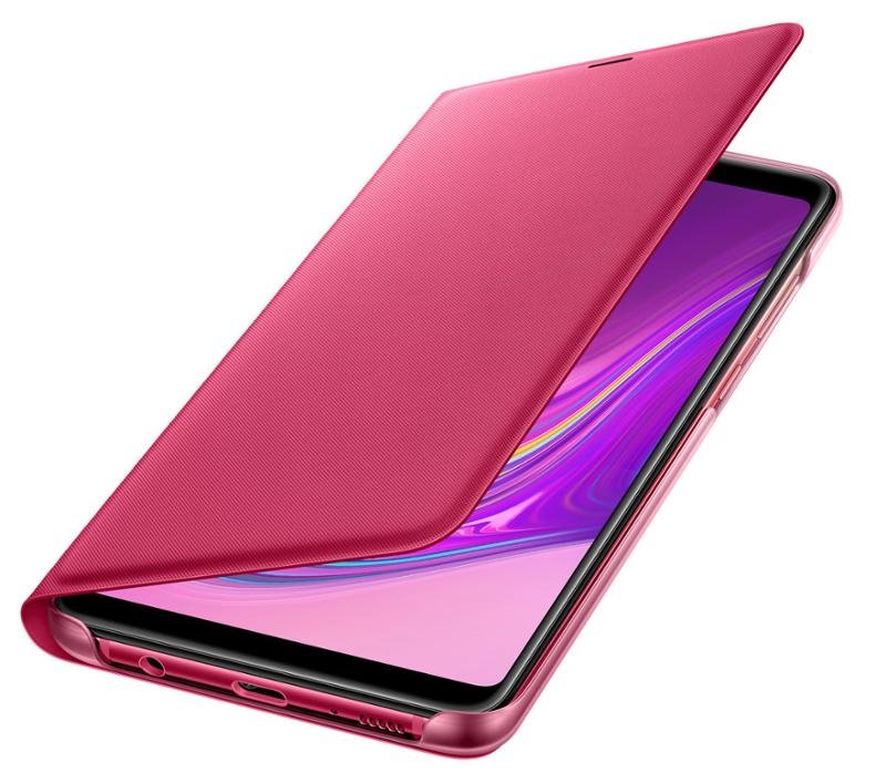 Flipové pouzdro Samsung Wallet pro Samsung Galaxy A9 2018, pink