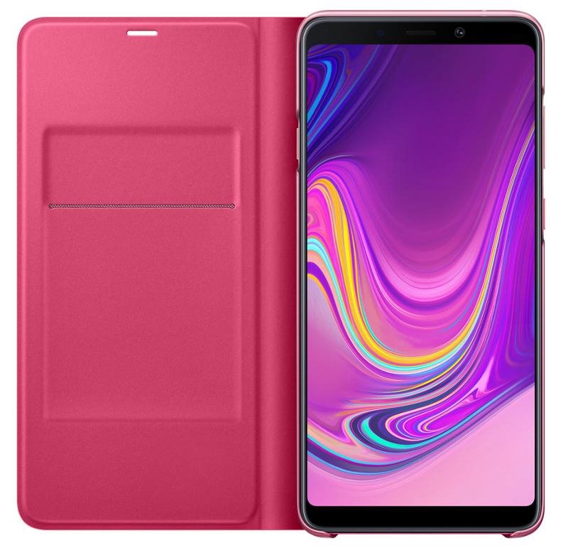 Flipové pouzdro Samsung Wallet pro Samsung Galaxy A9 2018, pink