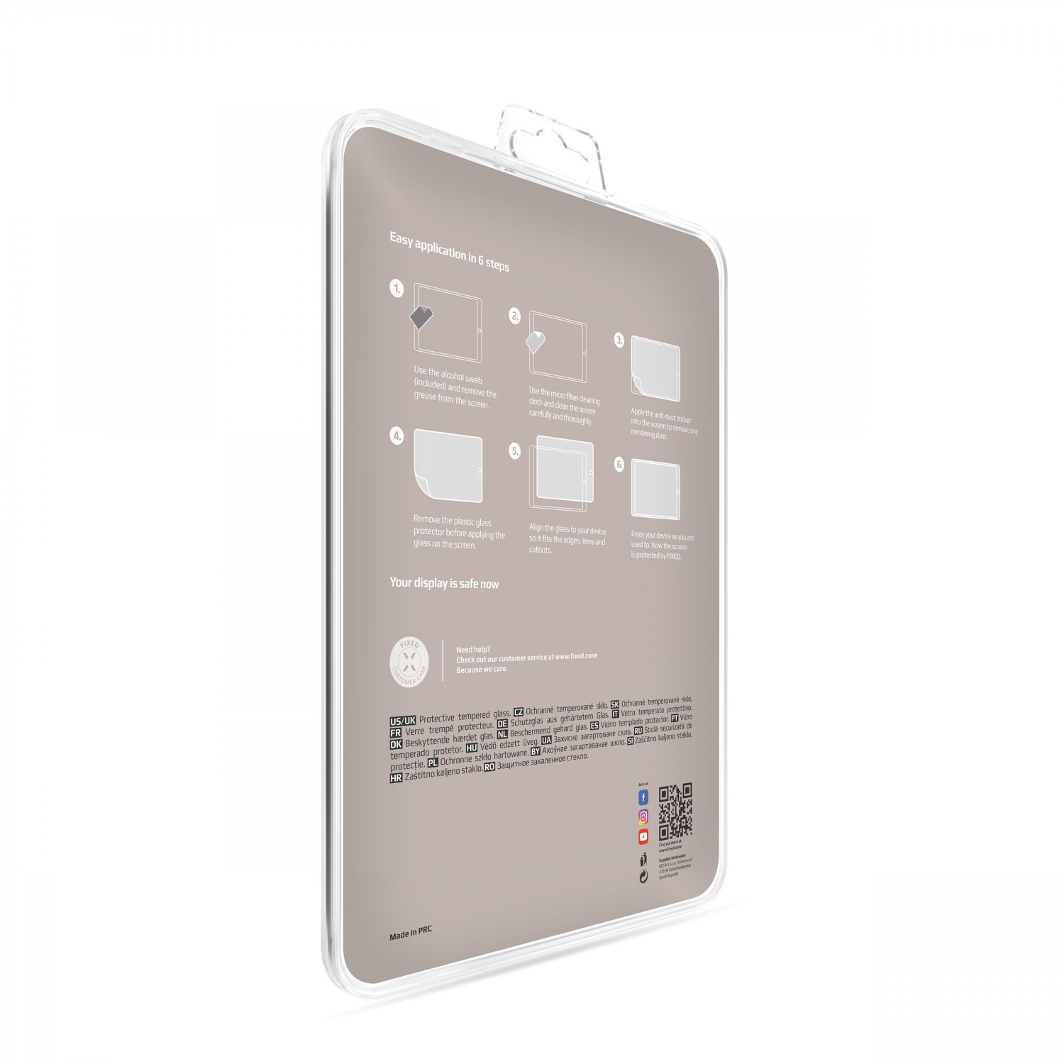 Tvrzené sklo FIXED pro Apple iPad Pro 12,9" (2018), čiré