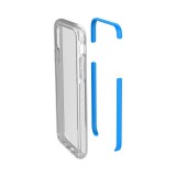 Zadní kryt CELLY Hexagon pro Apple iPhone X/XS, modrá