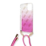 Guess 4G Gradient Zadní kryt GUHCN65WO4GPI pro Apple iPhone 11 Pro Max pink 