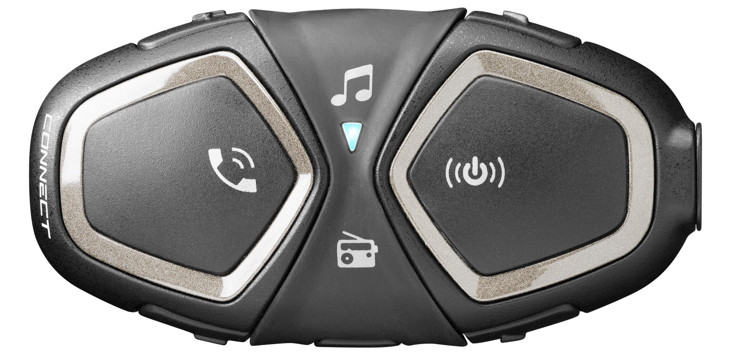 Levně Bluetooth handsfree pro uzavřené a otevřené přilby CellularLine Interphone CONNECT, Single Pack