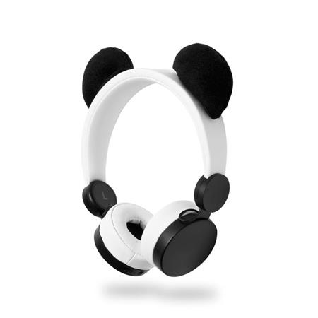 Dětská drátová sluchátka Nedis HPWD4000WT Patty Panda bílá