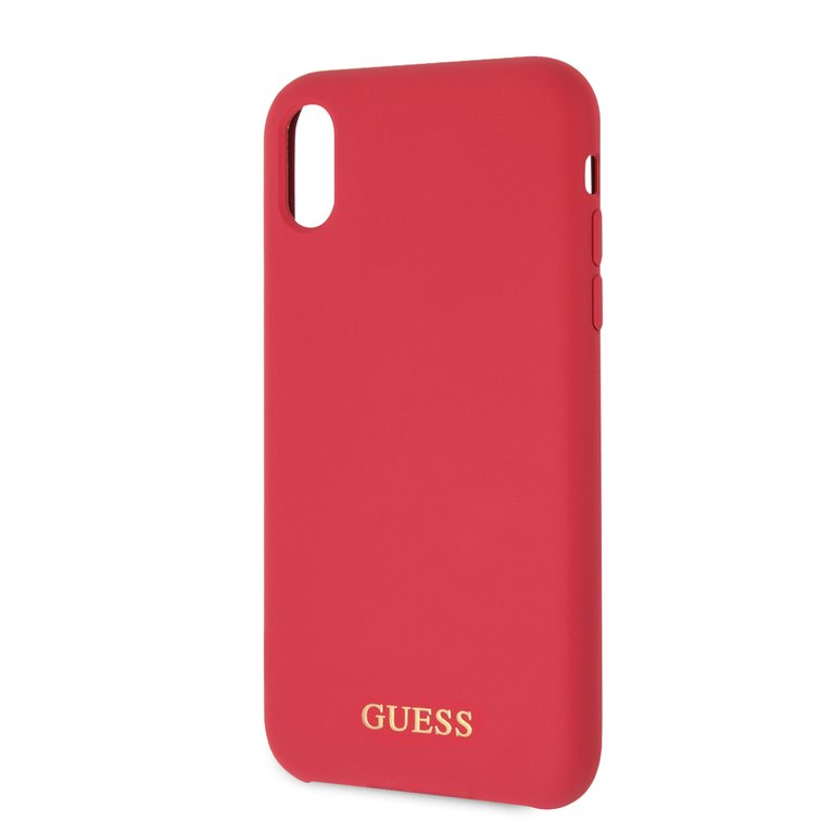 Guess silikonové pouzdro GUHCI61LSGLRE pro Apple iPhone XR red