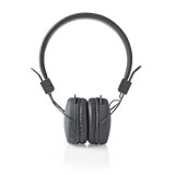 Nedis HPBT1100GY - Bezdrátová Sluchátka | Bluetooth® | On-ear | Skládací | Šedá barva