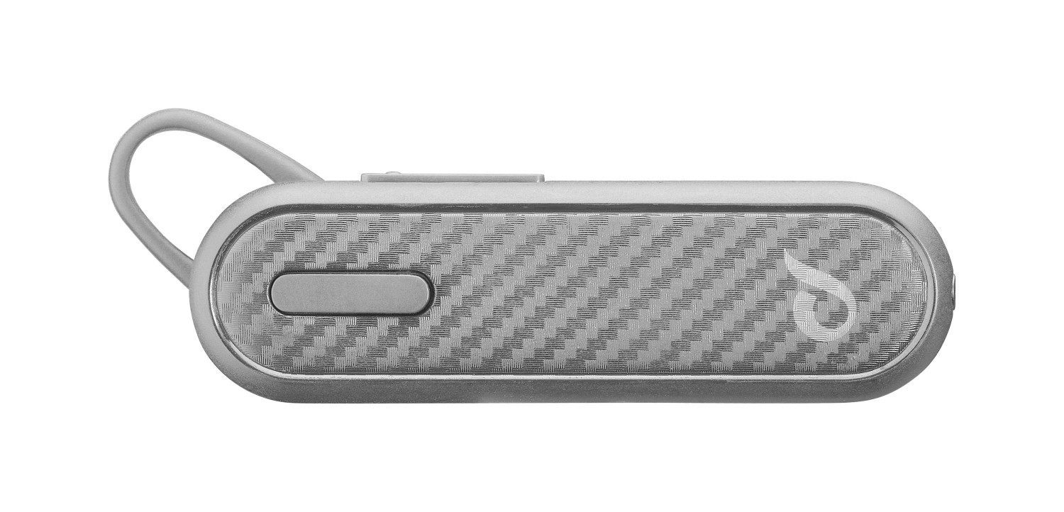 Bluetooth headset Cellularline Grace s dlouhou výdrží baterie, šedý