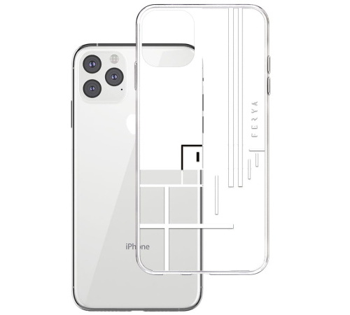 Kryt ochranný 3mk Ferya Slim pro Apple iPhone 11 Pro Max, LINE White